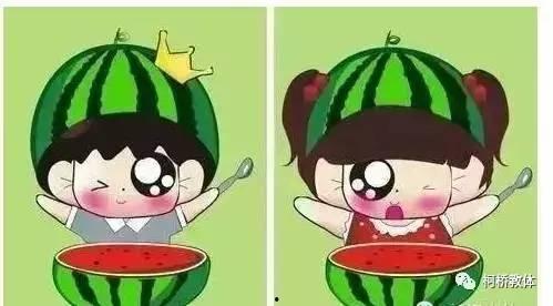 夏日吃瓜拍照姿势,解锁清凉拍照新姿势